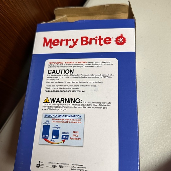 Merry Brite 70 count multicolor LED Mini Style Lights - Picture 3 of 9